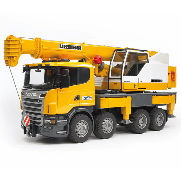 Kamion Bruder Scania sa Kranom Liebherr 