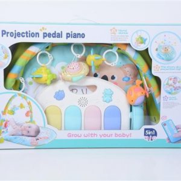 Bebi piano gimnastika sa muzikom i projektorom