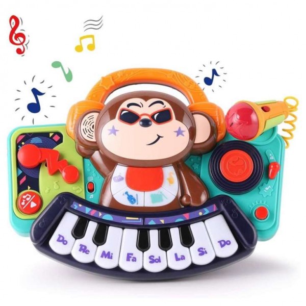 Sintisajzer sa mikrofonom za decu DJ MONKEY