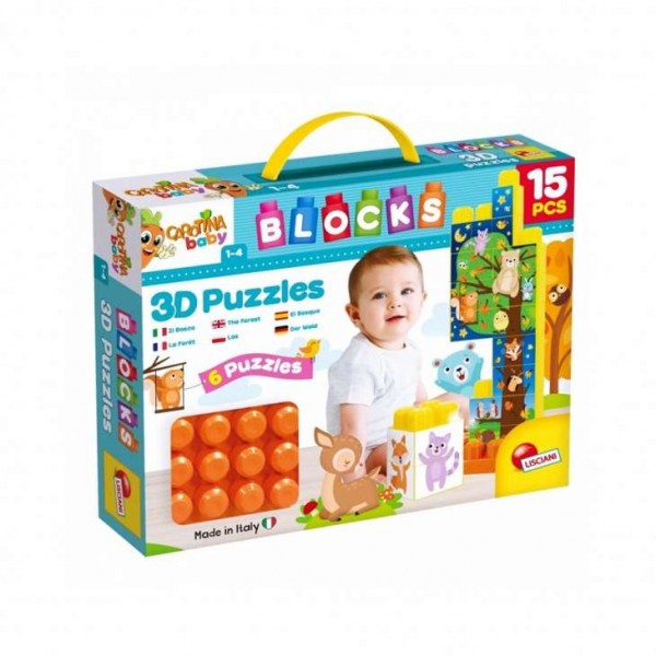 Kocke za bebe Carotina 3D Baby BLOCKS