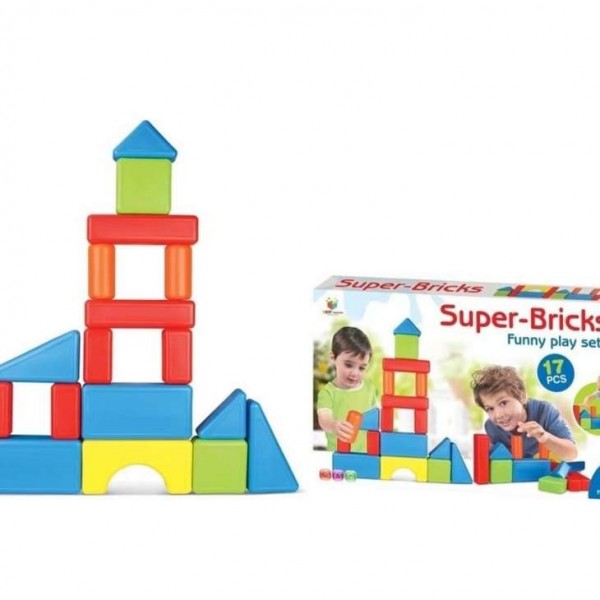 Velike kocke za slaganje SUPER BRICKS