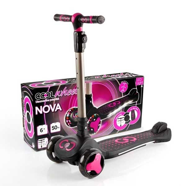 Trotinet NOVA Cool Wheels Furkan roze 