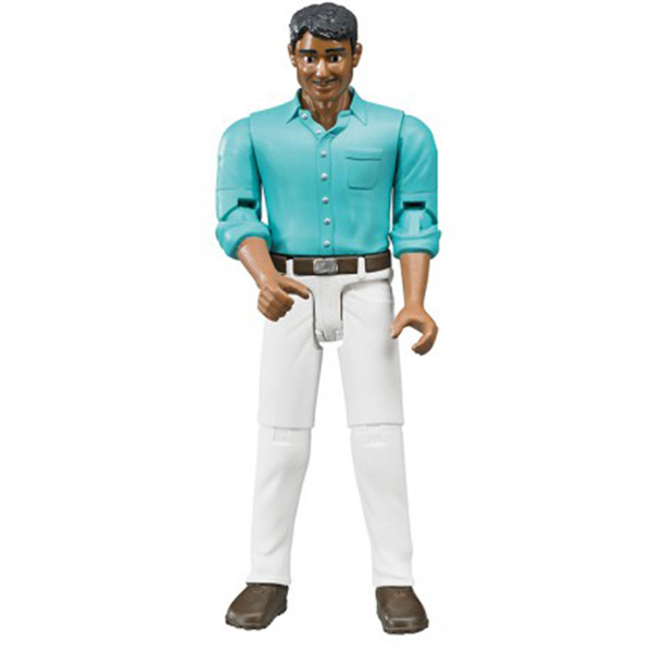 Figura čovek beli jeans-600037