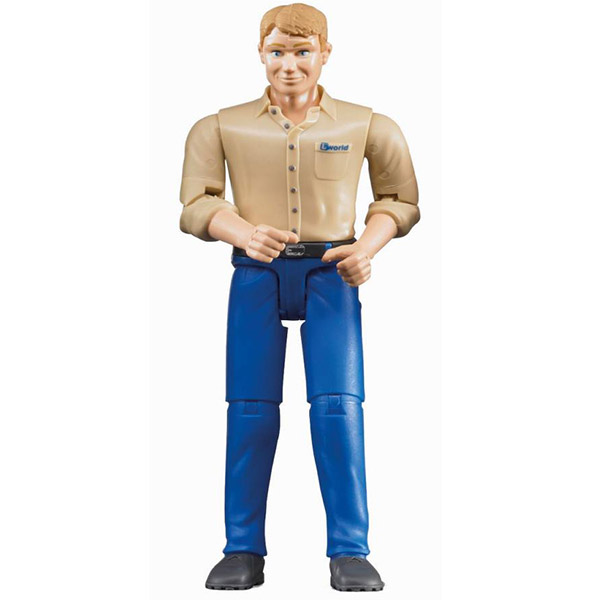 Figura čovek  plavi jeans-600068