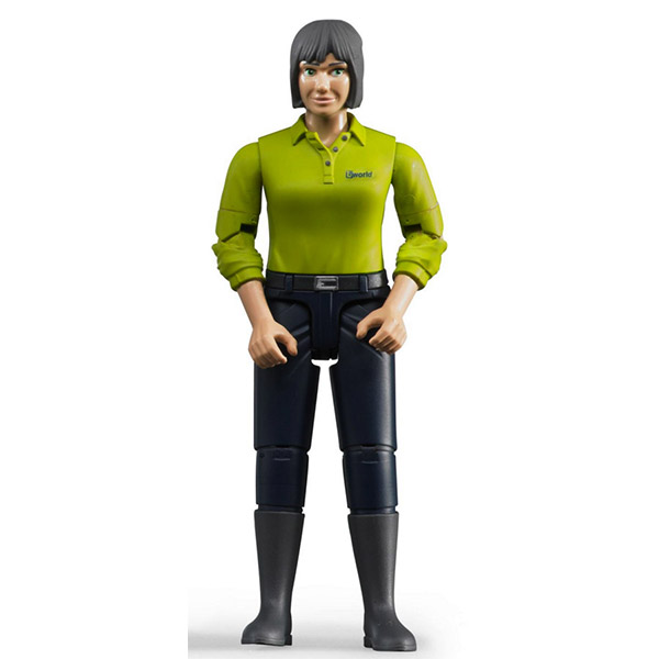 Figura žena tamno plavi jeans Bruder-604059