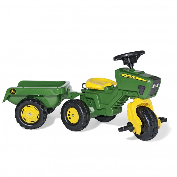 Traktor John Deere trac na pedale sa prikolicom 052769