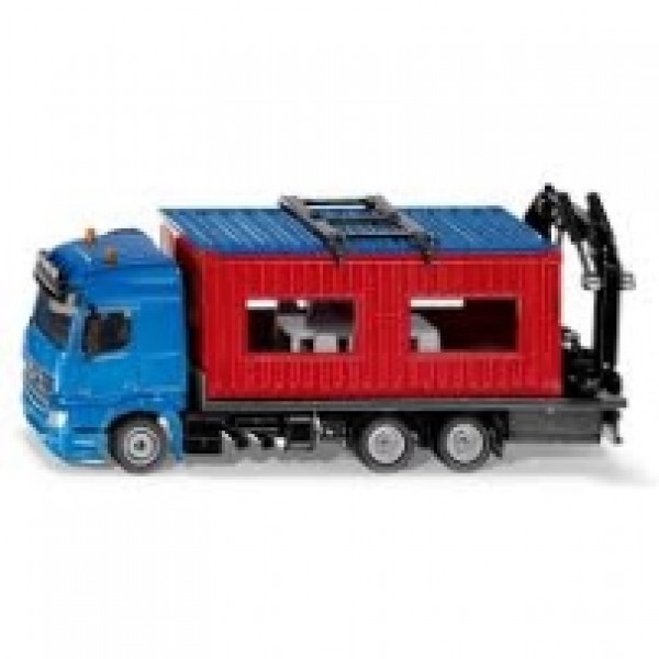 Kamion sa kontejnerom za izgradnju