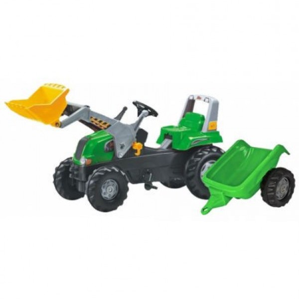 Rolly Toys Traktor junior sa kašikom i prikolicom  812202