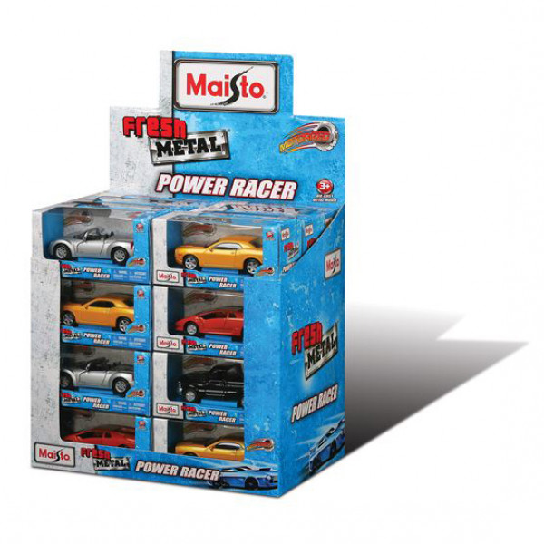 Metalni autić Power Racer 11 cm