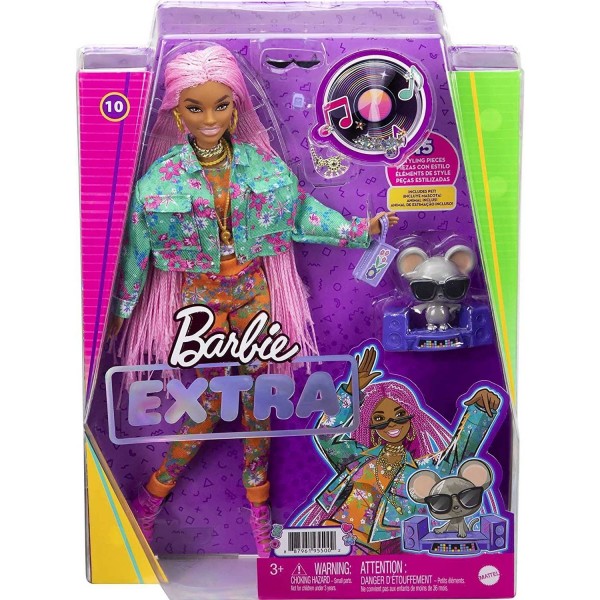 Barbie Extra pink pletenice 