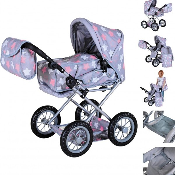 Kolica Ruby – Star Grey pink  631443